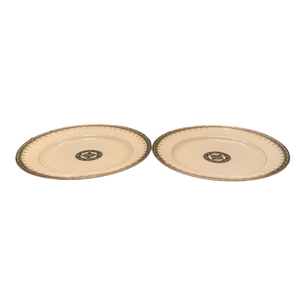 Pair of Fitz and Floyd salad plates “Gardendale” from the American Settings - Picture 4 of 7